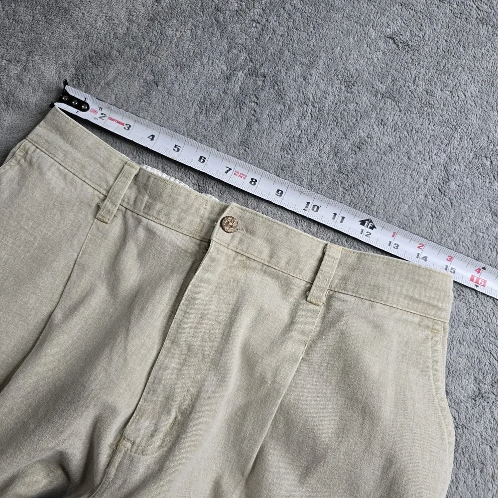 Vintage Greg Noll Oceanwear Shorts Mens XL Brown Logo Stretch 6.5